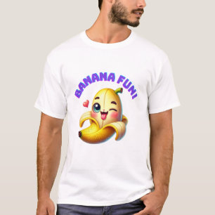 Funny Banana Winking Design for Fun and Playful Gi T-Shirt