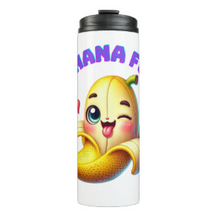 Funny Banana Winking Design for Fun and Playful Gi Thermal Tumbler