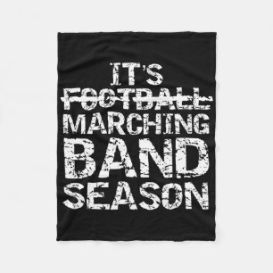 Funny Band Quote Gift Not Football It's Marching B Fleece Blanket