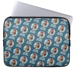 Funny Bandicoot Everything's Under Control Cartoon Laptop Sleeve