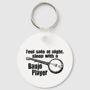 Funny Banjo Keychain