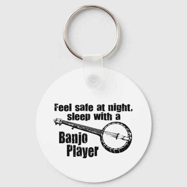 Funny Banjo Keychain (Front)