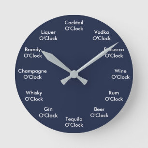 Funny Bar Clock Personalized Clock
