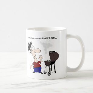Funny Barbecue BBQ Cookout Quote Cartoon Cook Coffee Mug