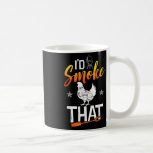 Funny Barbecue Chicken Graphic Women Men Meat Smok Coffee Mug