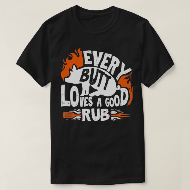 Funny Barbeque Gift For A BBQ Grill Chef  T-Shirt (Design Front)