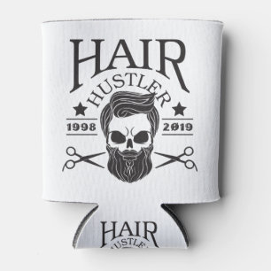 Funny Barber Beard Hair Hustler 2019 Gift Can Cooler
