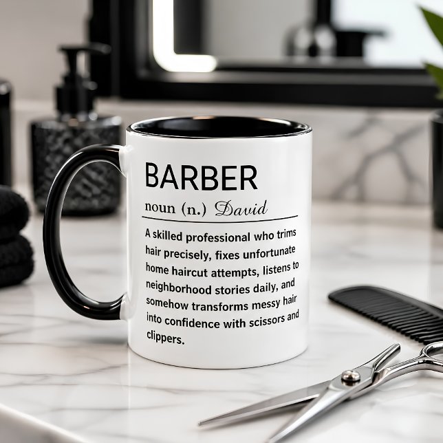 Funny Barber Definition  Coffee Mug (Creator Uploaded)