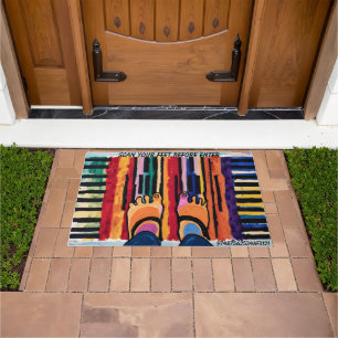 Funny Barcode Doormat