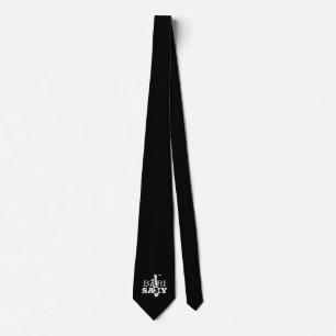 Funny Baritone Saxophone Gift For Bari Saxophonist Tie