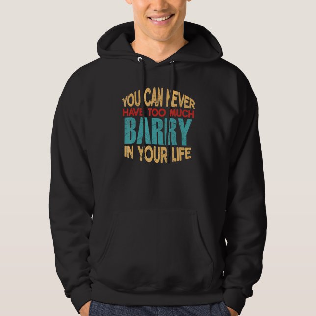 Funny Barry Personalized Tshirt First Name Joke It (Front)