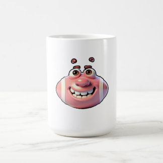 Funny Baseball Cartoon Character Coffee Mug