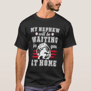Funny Baseball Catcher Uncle Of A Baseball Catcher T-Shirt