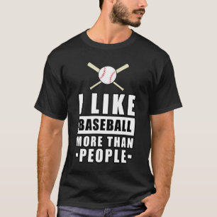 Funny Baseball Design T-Shirt