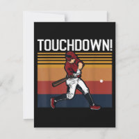 Funny Baseball Football Touchdown Sports Humour