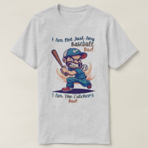 Funny Baseball Graphic Tee - Not Just Baseball Dad