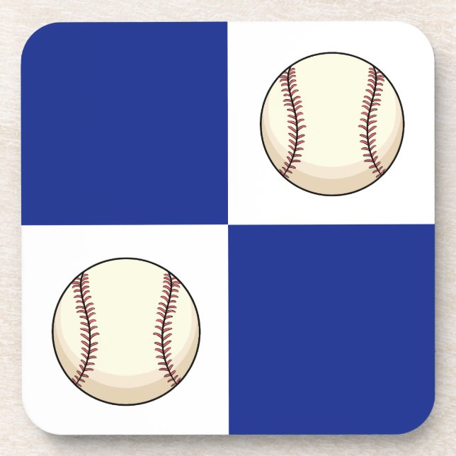 Funny Baseball Photo Template Coaster (Front)