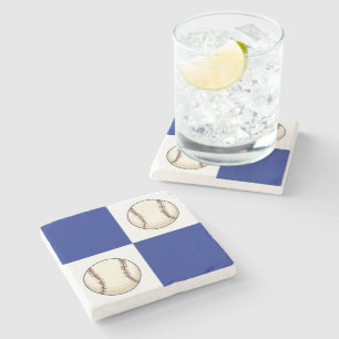 Funny Baseball Photo Template Stone Coaster