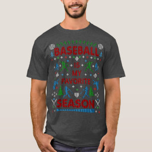 Funny Baseball Season Ugly Christmas Sweater Party