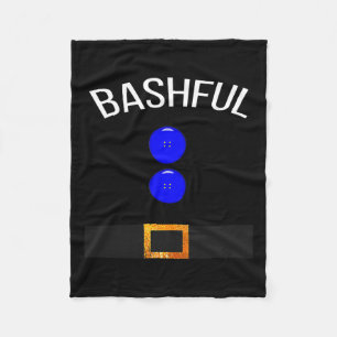 Funny Bashful Costume T Gift Novelty Fleece Blanket