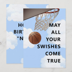 Funny Basketball Birthday Card