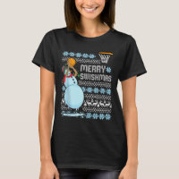 Funny Basketball Christmas Quote Merry Swishmas Ma