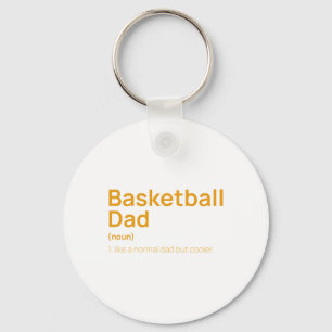 Funny Basketball Dad Definition Keychain