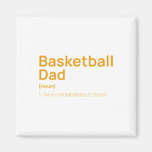 Funny Basketball Dad Definition Magnet