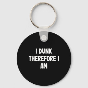 Funny Basketball Hoops Tee For Youth Ballers Keychain