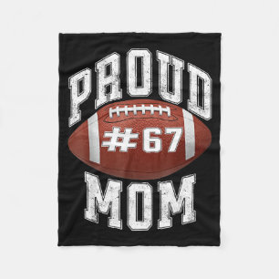 Funny Basketball Mom 67 Meme Proud Mama Design  Fleece Blanket