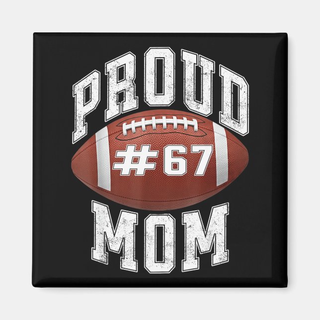 Funny Basketball Mom 67 Meme Proud Mama Design  Magnet (Front)