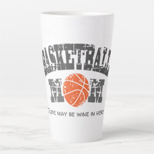 Funny Basketball Mom Latte Mug