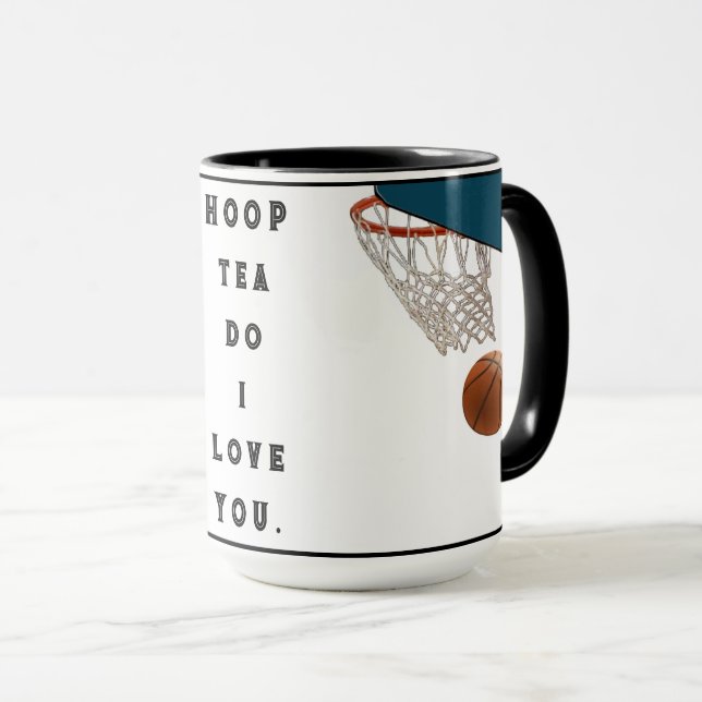 Funny Basketball Mug (Front Right)
