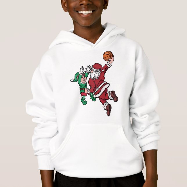 Funny Basketball Player Santa (Front)