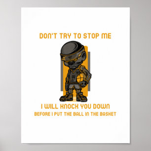 Funny Basketball  Poster