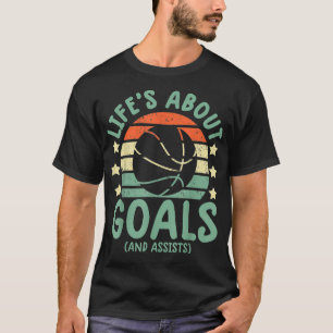 funny basketball shirts boys lifes about goals and