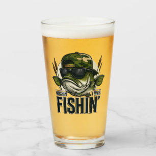 Funny Bass Fishing  Glass