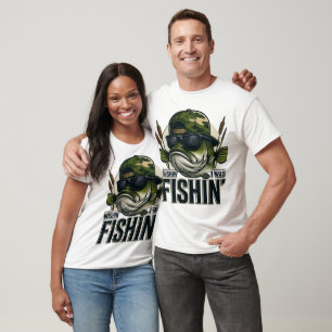 Funny Bass Fishing T-Shirt