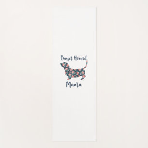 Funny Basset Hound Gifts Basset Hound Mom Shirt fo Yoga Mat