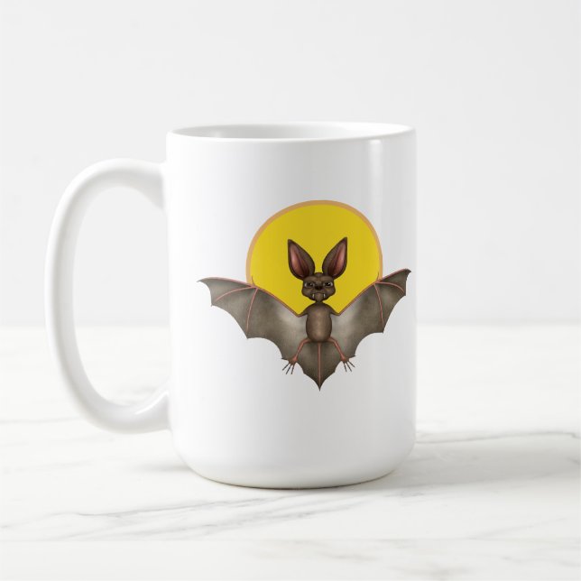 Funny Bat Coffee Mug (Left)