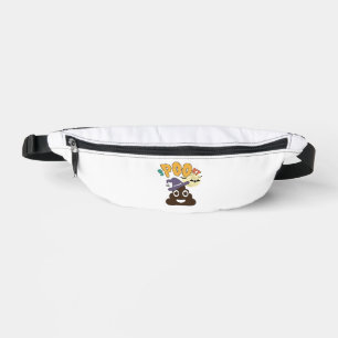 Funny Bathroom Humour Halloween Spooky Poo Design Fanny Pack