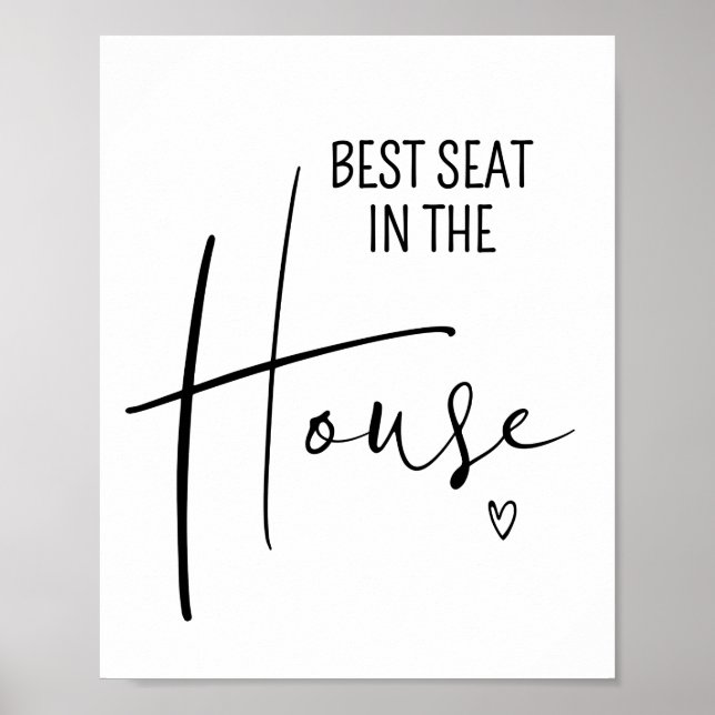 Funny Bathroom Quotes and Sayings Artwork Poster (Front)