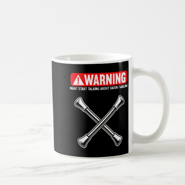 Funny Baton Twirling  Coffee Mug (Right)