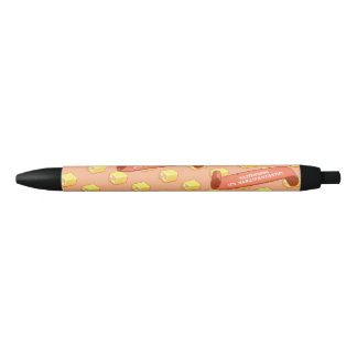 Funny Battenberg Marzipantastic! Pixel Art Pattern Black Ink Pen