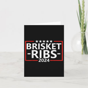 Funny Bbq Barbecue Shirt Brisket Ribs 2024 Card