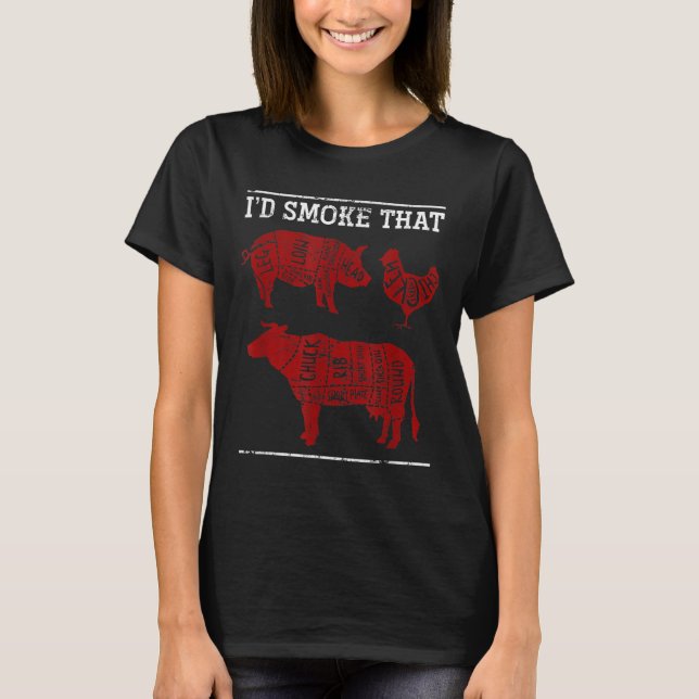 Funny Bbq Chef Gift Barbecue  T-Shirt (Front)