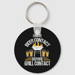 Funny Bbq Chef Rbercue Grilling  Keychain