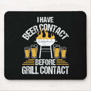 Funny Bbq Chef Rbercue Grilling  Mouse Pad
