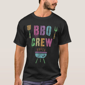 Funny Bbq Crew Grill Chef Cook Squad Cooking Summe T-Shirt