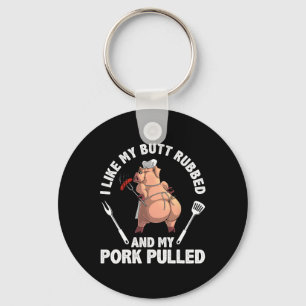 Funny Bbq Design For Men Women Bbq Lover Grilling Keychain